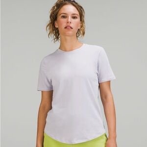 🔥 Lululemon faint lavender size 6 purple love crew size women’s small t-shirt